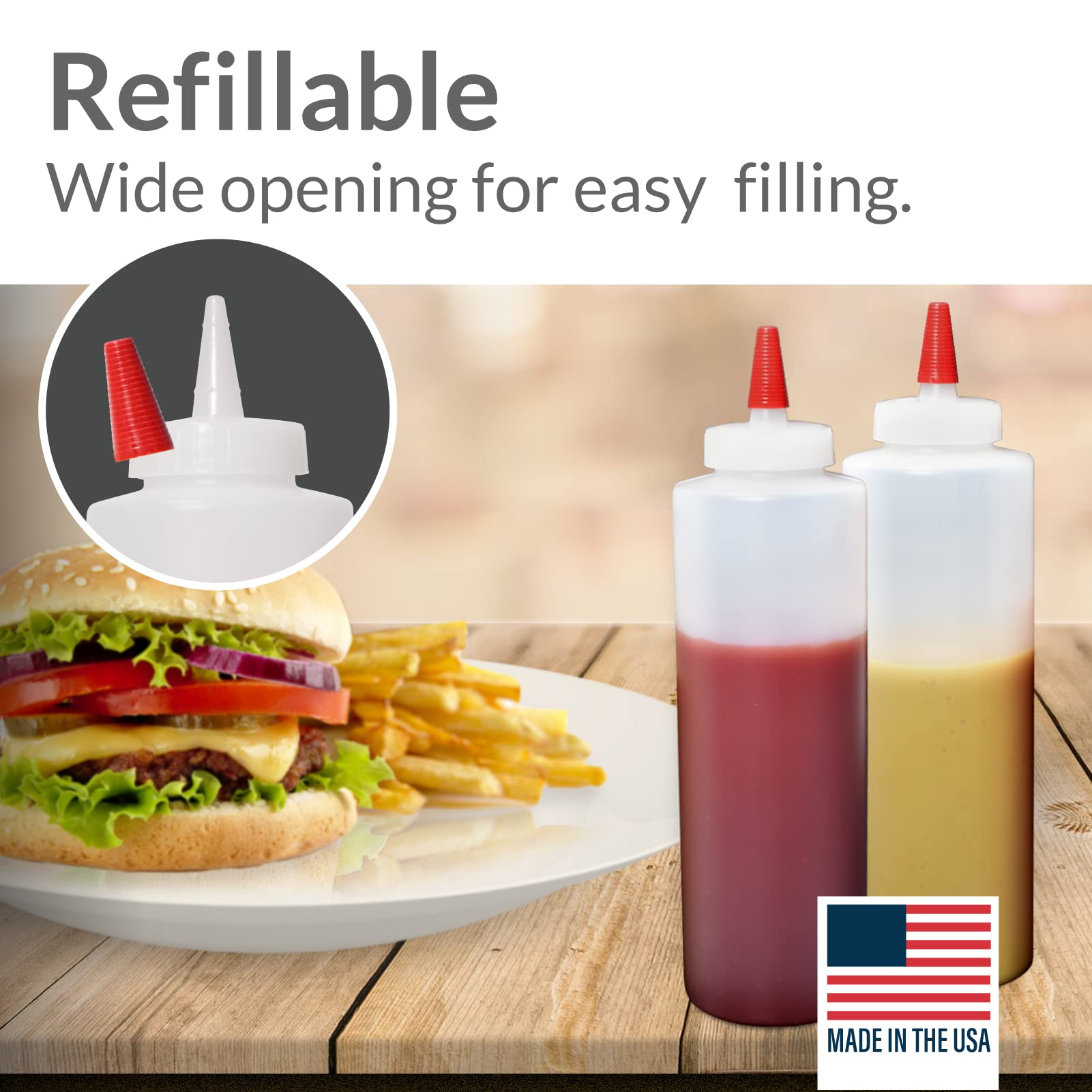 Pinnacle Mercantile American-made bottles supporting local manufacturing.