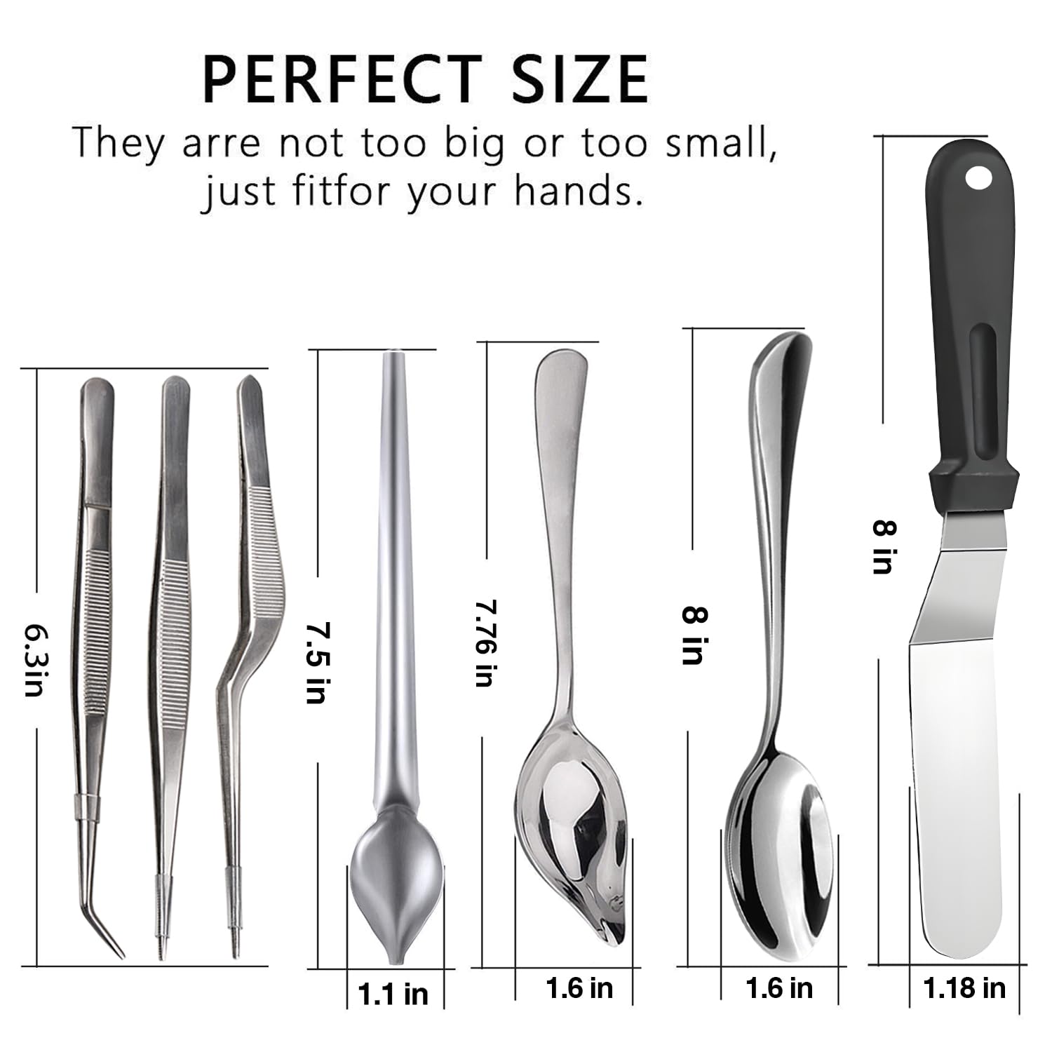 Pinovk offset spatula 6-inch highlighted for precise edges and even sauce distribution.