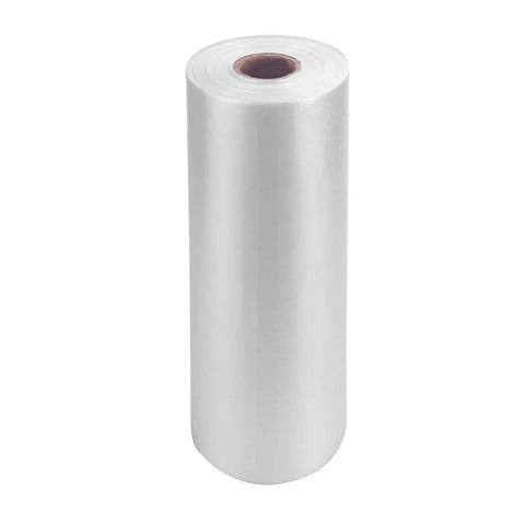 Pinshion 16x20 clear produce bags on a roll for fresh fruit storage.