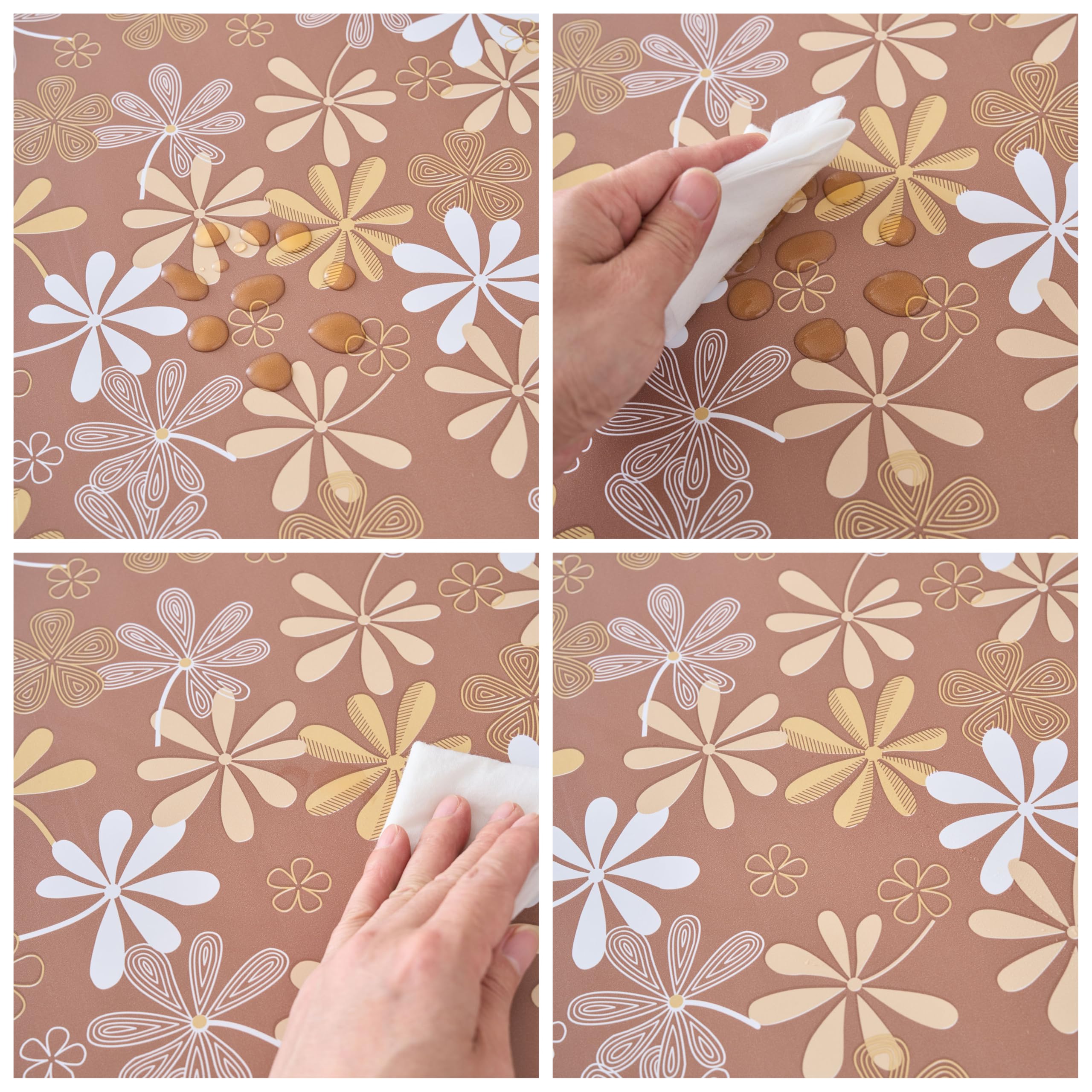 Pioggia elastic edge tablecloth stays in place during gatherings