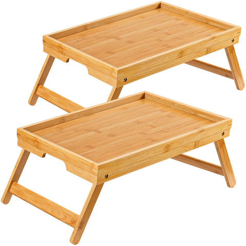 Pipishell bamboo trays come in a convenient 2-pack for families