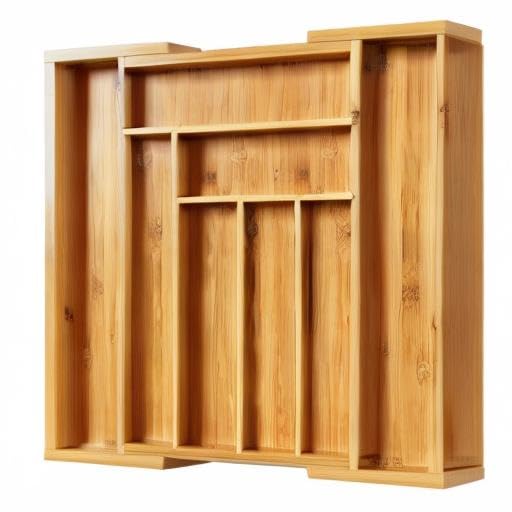 Pipishell bamboo organizer easy to wipe clean with warm water
