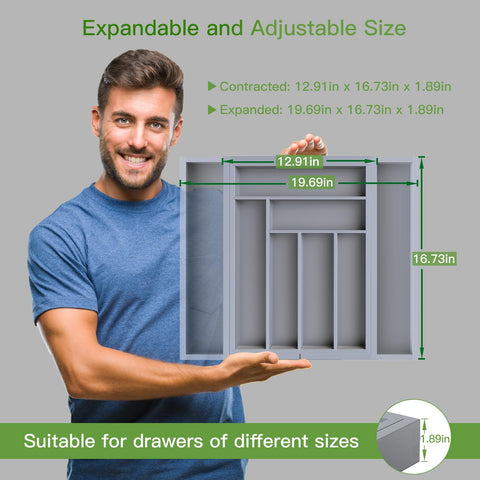 Top view of Pipishell organizer highlighting compact design for drawers.