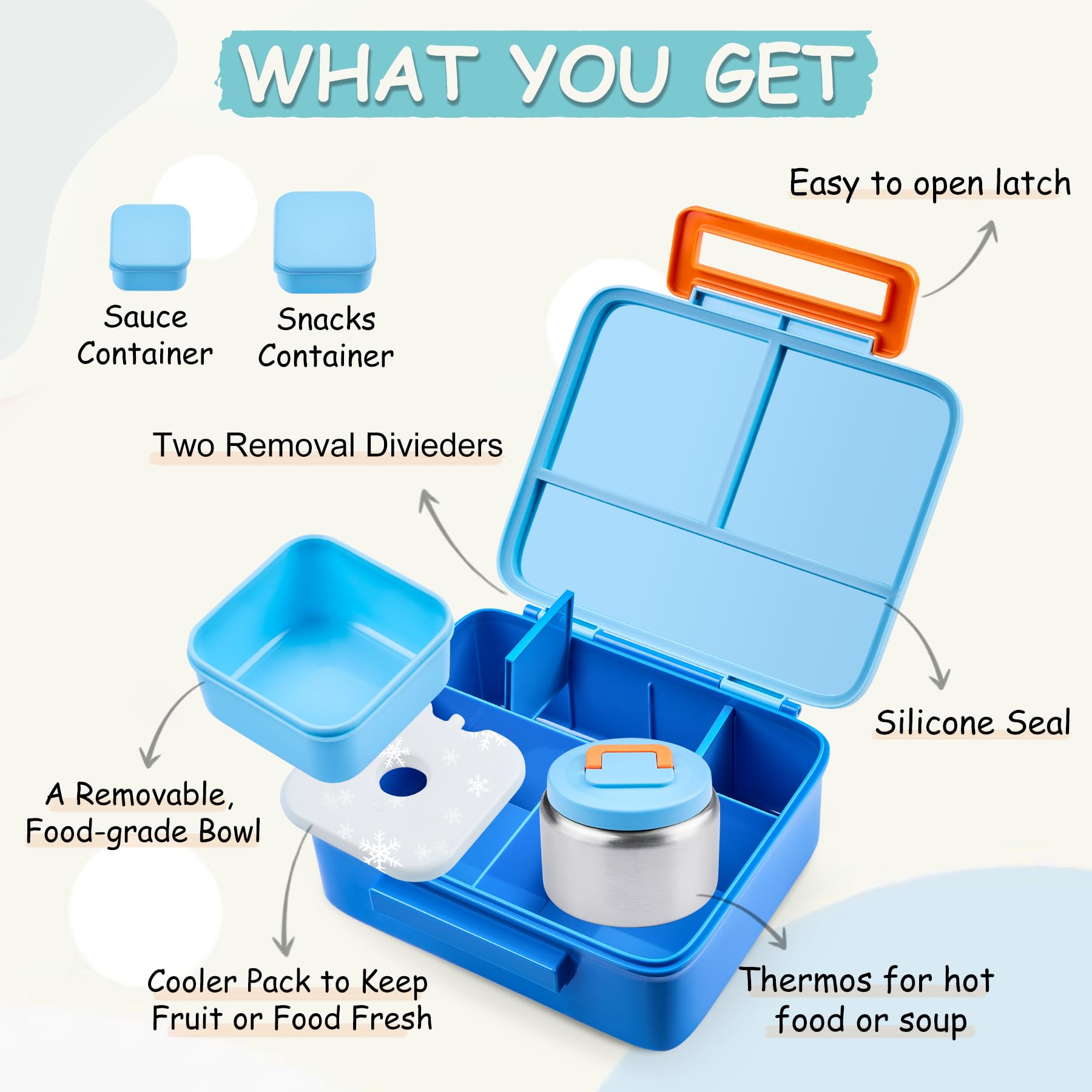 PIQUEBAR 8oz thermos for soup keeps hot meals warm during lunchtime