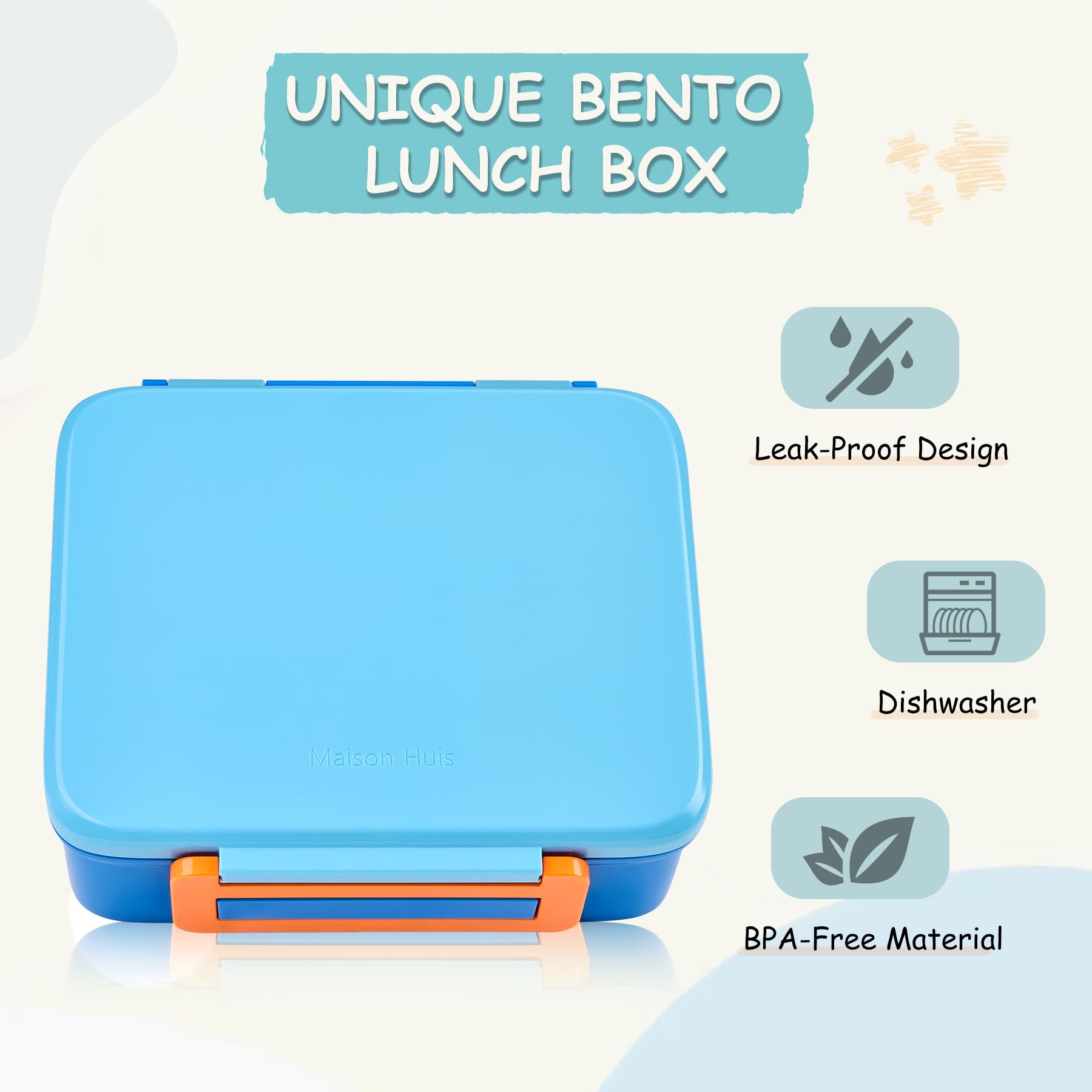 PIQUEBAR BPA-free materials and dishwasher-safe parts for safe cleaning