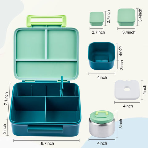 PIQUEBAR two removable dividers create flexible compartments for meals