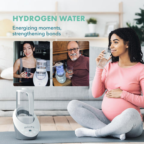 PIURIFY hydrogen-rich water setup ready for revitalizing daily hydration