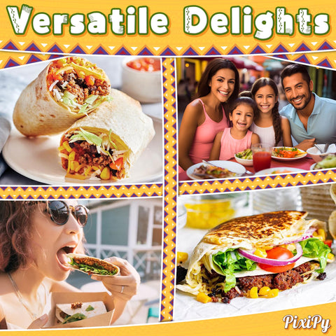 PixiPy heat retention keeps up to 15 tortillas warm for extended meals.