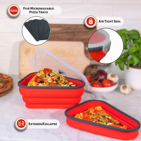 Pizza Pack BPA-free silicone is odorless and non-stick.