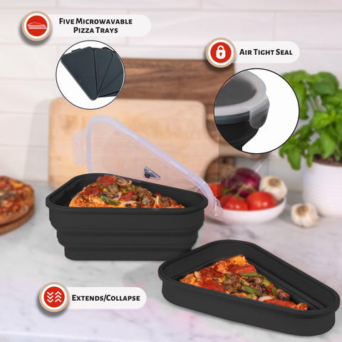 Pizza Pack removable dividers keep pizzas tidy for reheating