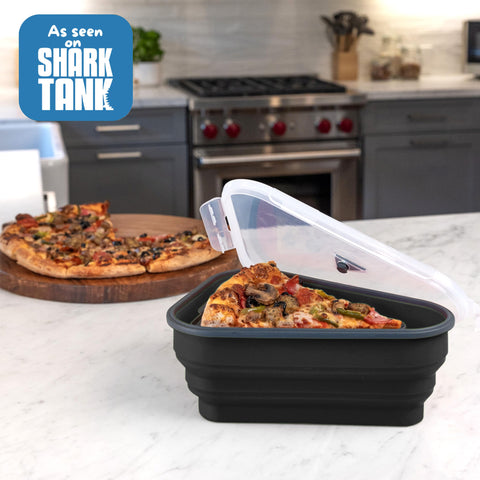 Pizza Pack five microwavable trays keep slices separate and reheatable