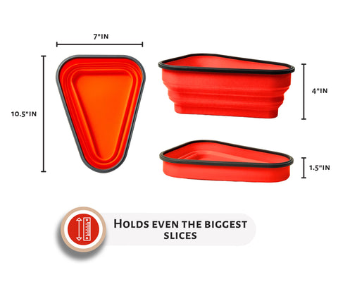 Pizza Pack freezer-safe construction for long-term storage.