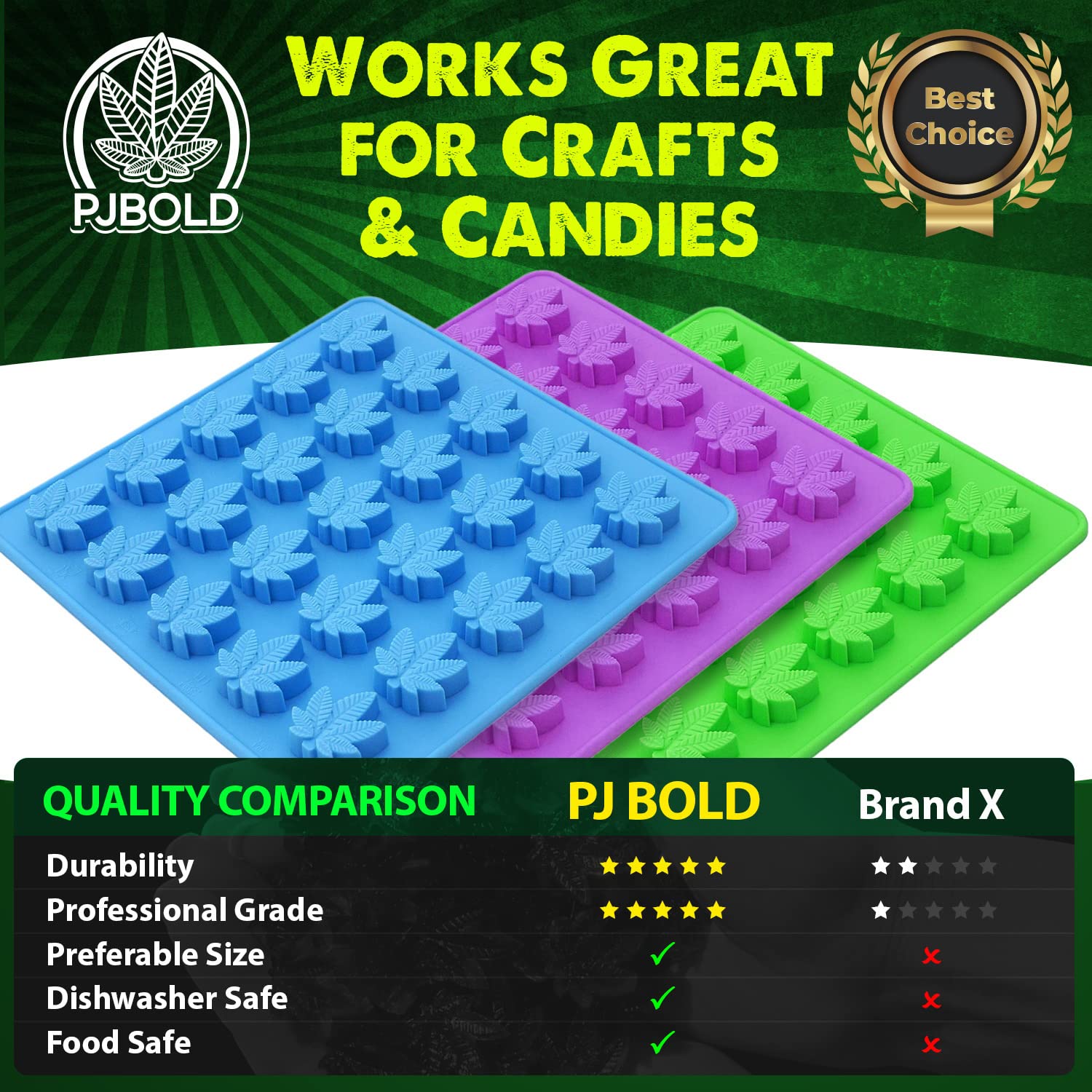 PJ Bold resin leaf mold kit for DIY jewelry and magnets.