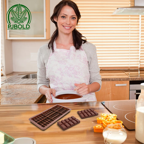 PJ Bold leaf-shaped silicone mold for butter patties and edible art