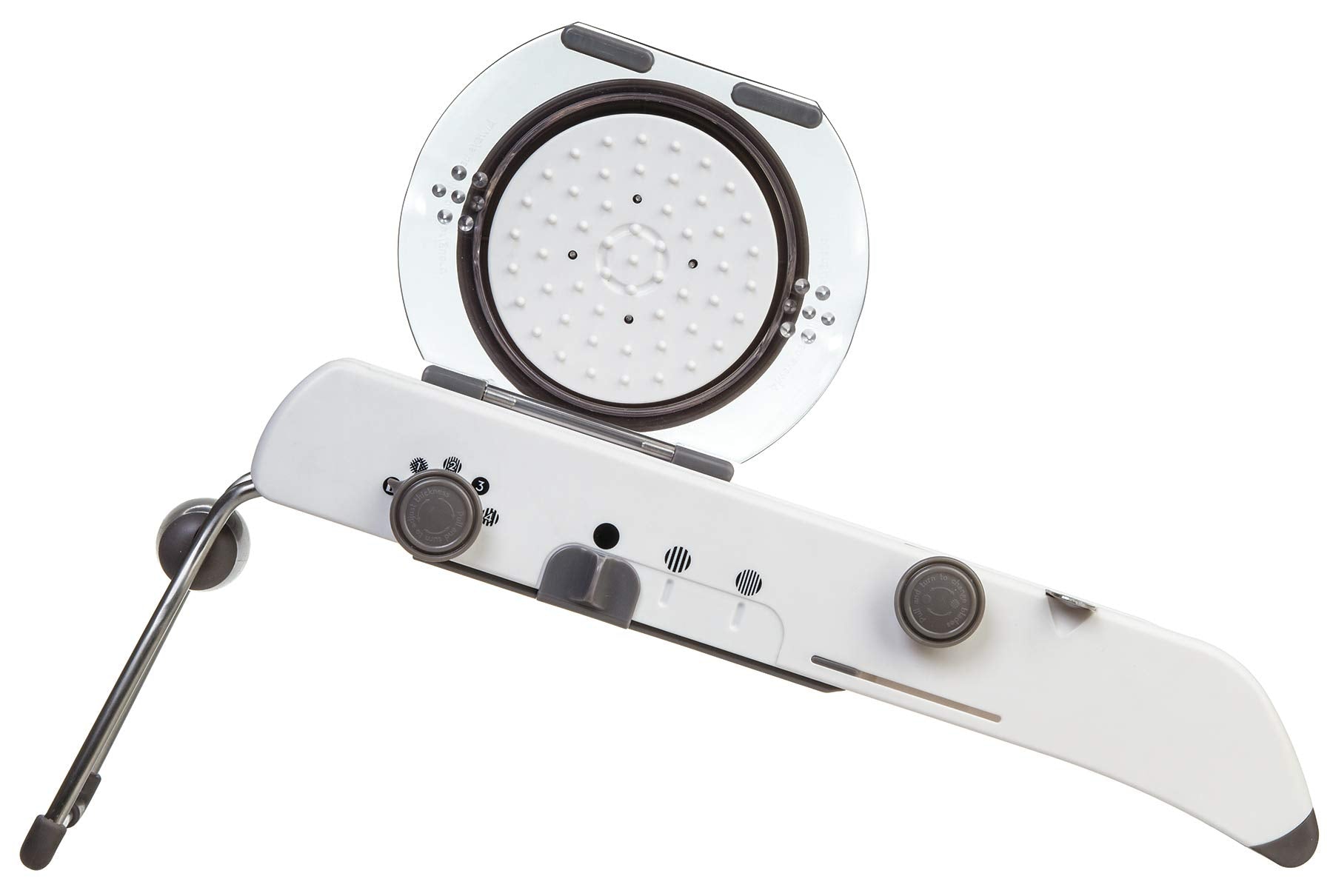 PL8 waffle blade creates decorative cuts for crispy fries and unique presentations.
