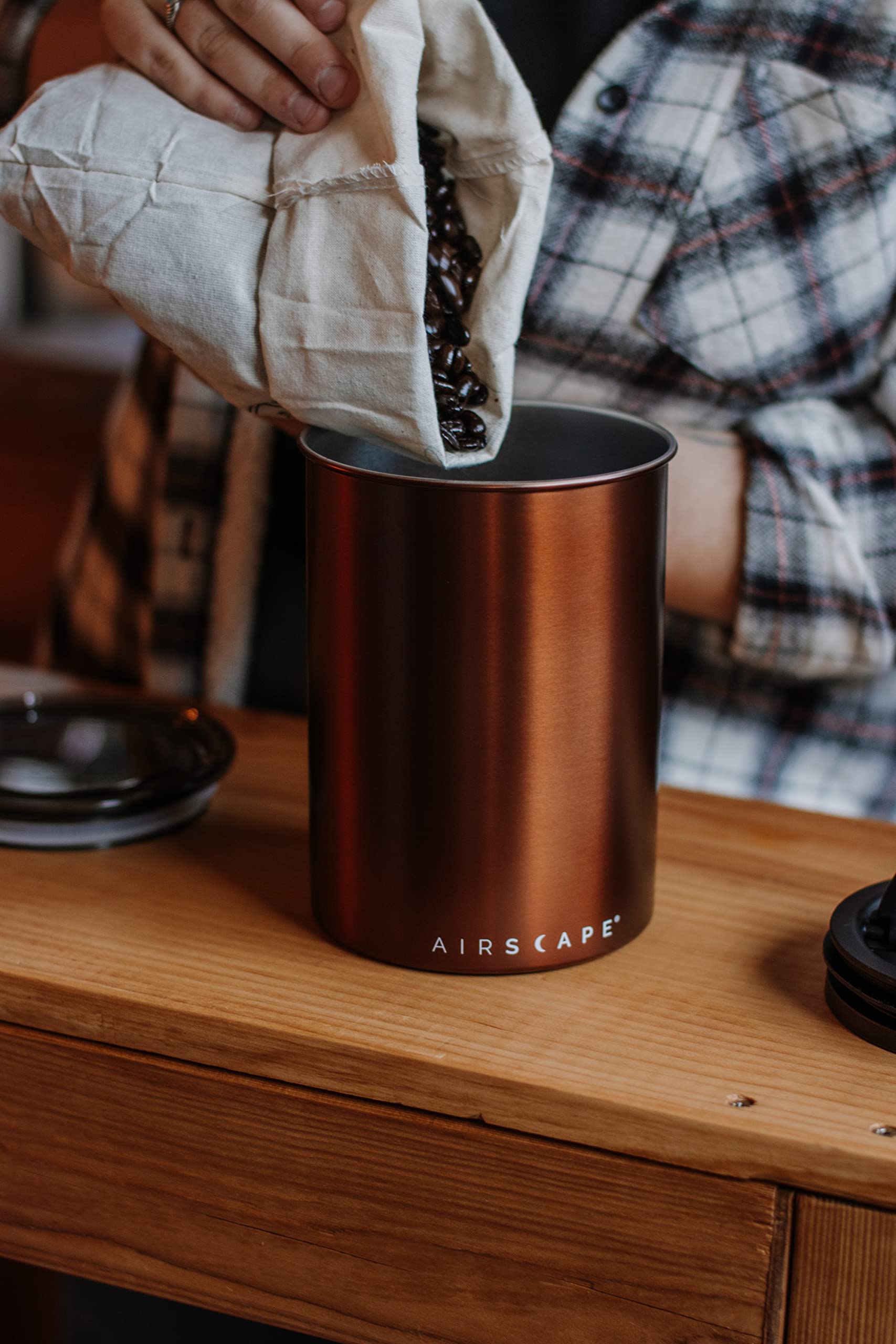 Planetary Design Airscape stacks neatly for compact pantry organization.