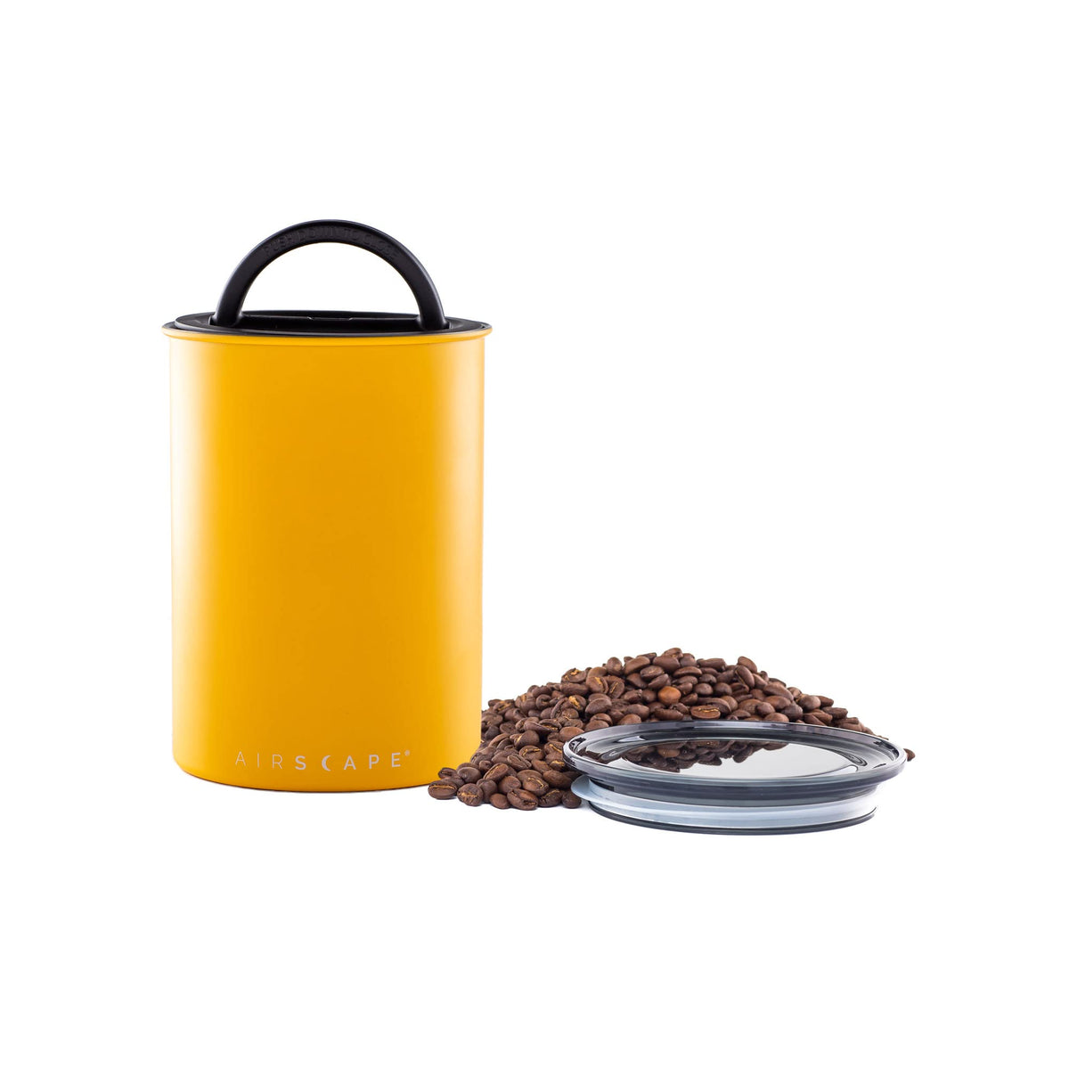 Planetary Design Airscape stainless steel canister pushes out air for freshness