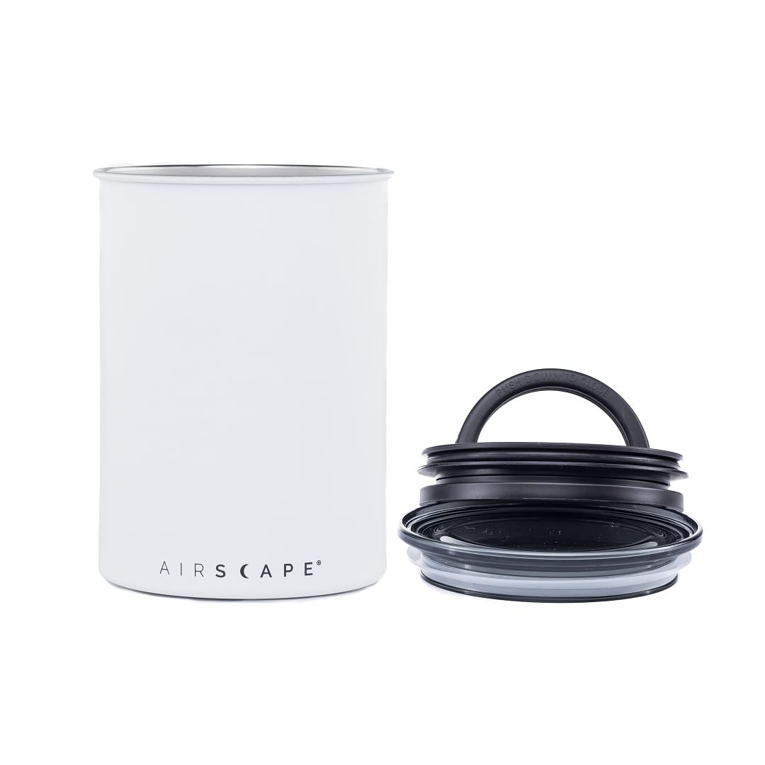 Planetary Design Airscape medium canister holds about one pound of coffee.