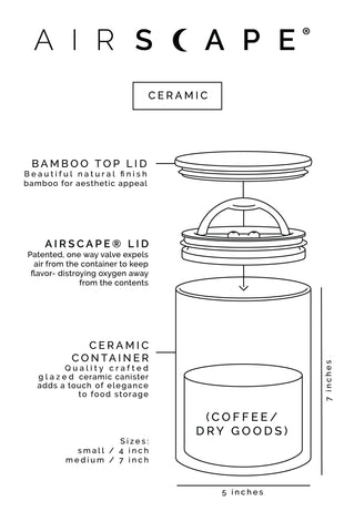 Bamboo top lid adds natural style to kitchen storage by Planetary Design