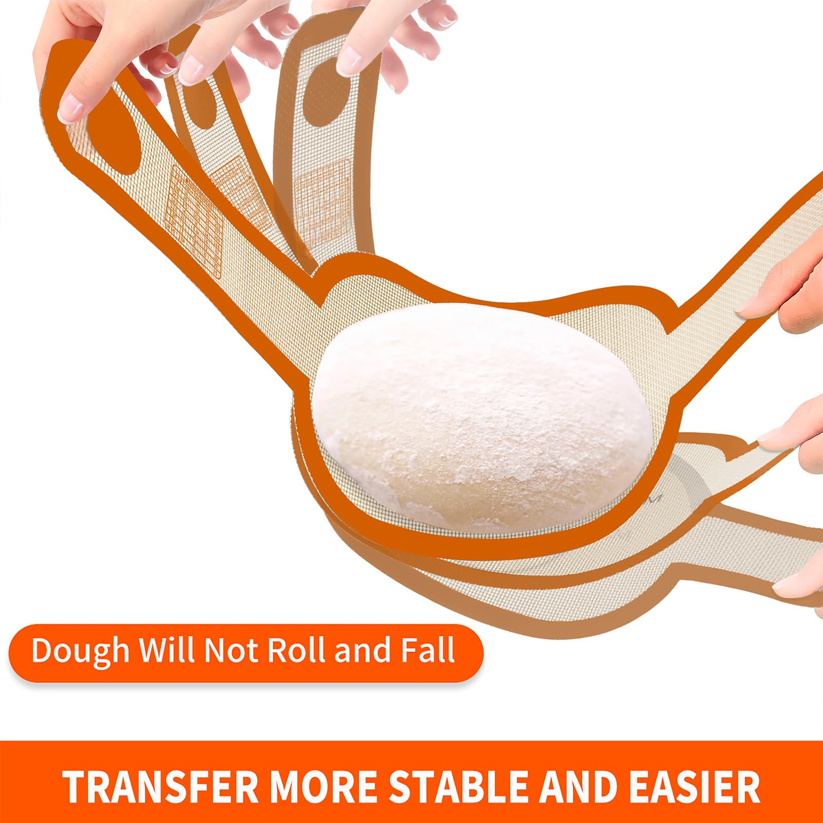 PLAPITATE bread sling orange folded view for compact storage
