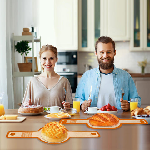 PLAPITATE bread sling orange versatile baking aid for sourdough, cookies, and vegetables