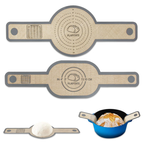 PLAPITATE silicone bread sling oval for safe transfer from Dutch oven