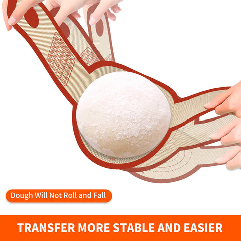 PLAPITATE Dutch oven liner nonstick surface for effortless bread release.