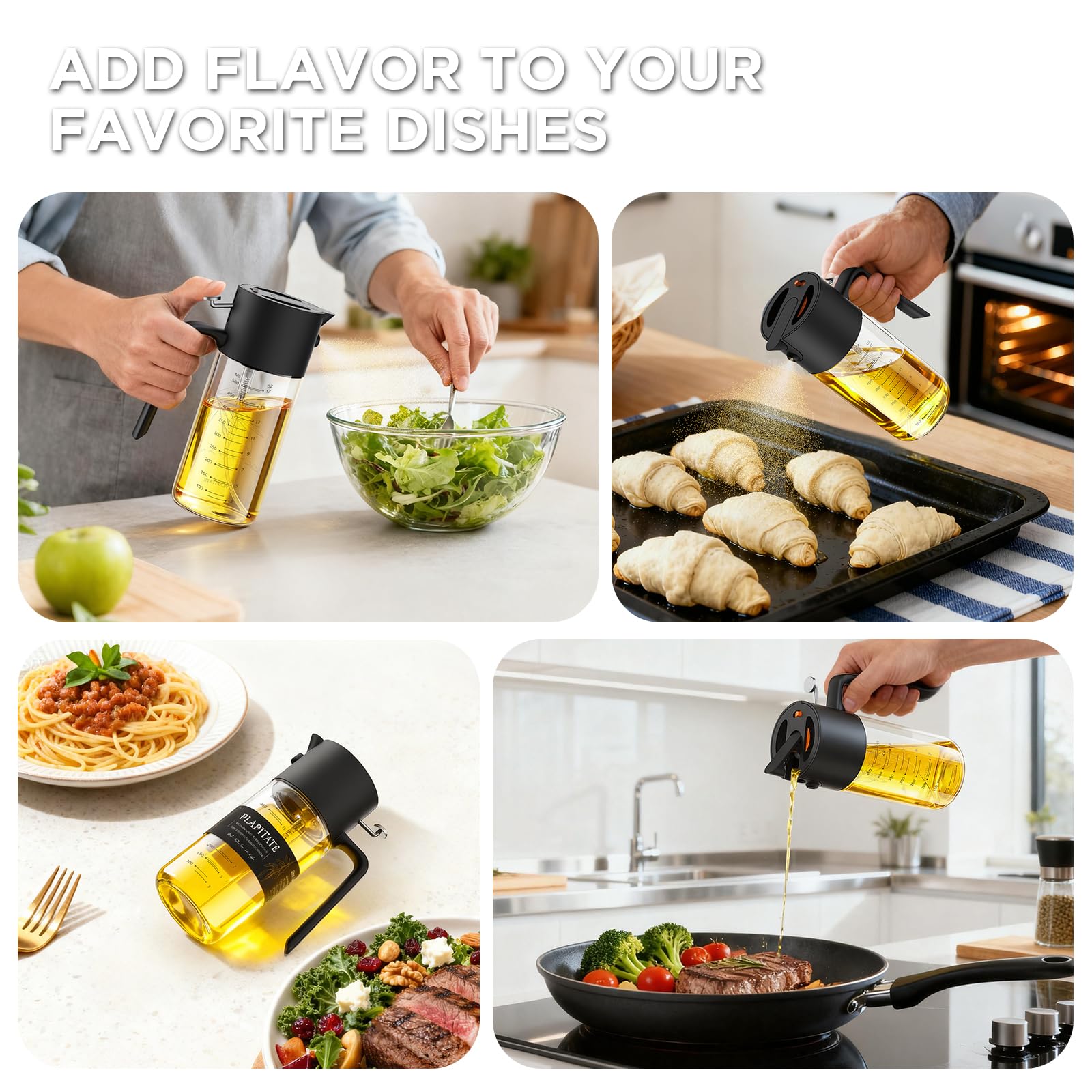 PLAPITATE removable lid makes refills quick and simple on the counter.