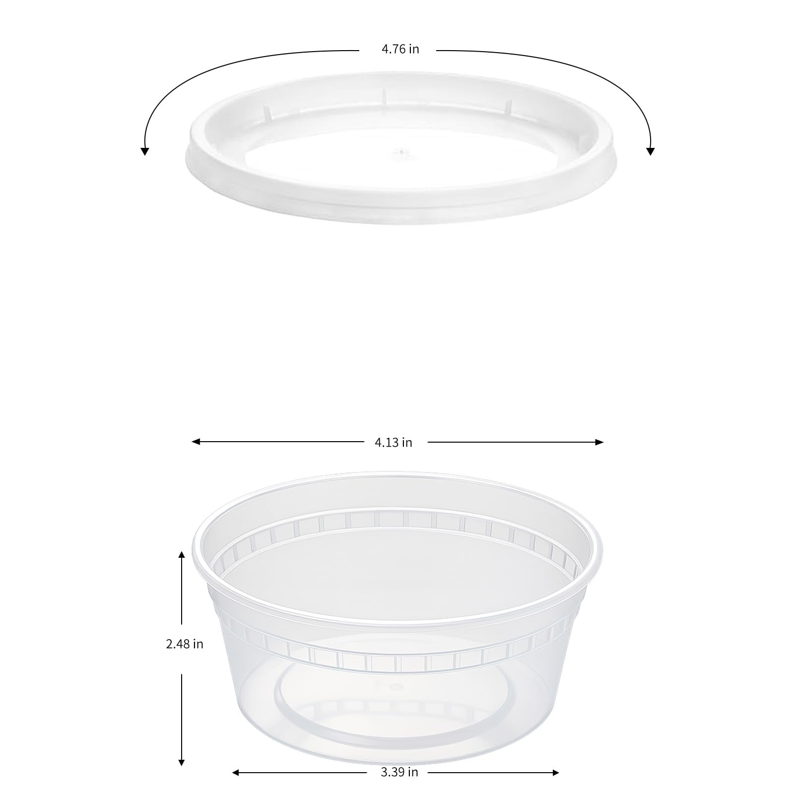 Plaspapier BPA-free food-grade cups for safe storage