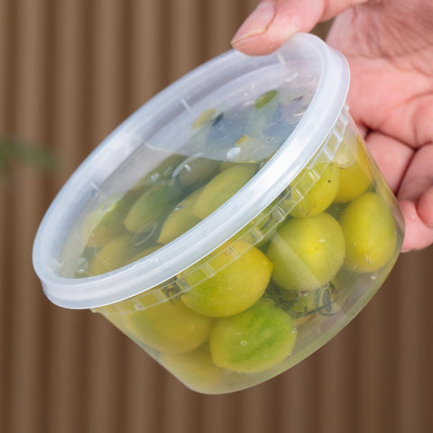 Plaspapier bulk pack condiment cups with lids for service