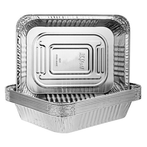Plasticpro 9x13 half-size pan for baking and easy cleanup.