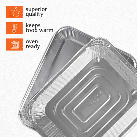 PLASTICPRO baking-pan ideal for breads, lasagna, cakes and more.