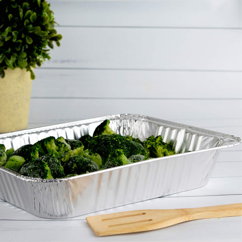 Plasticpro food-storage friendly foil pan keeps leftovers secure.