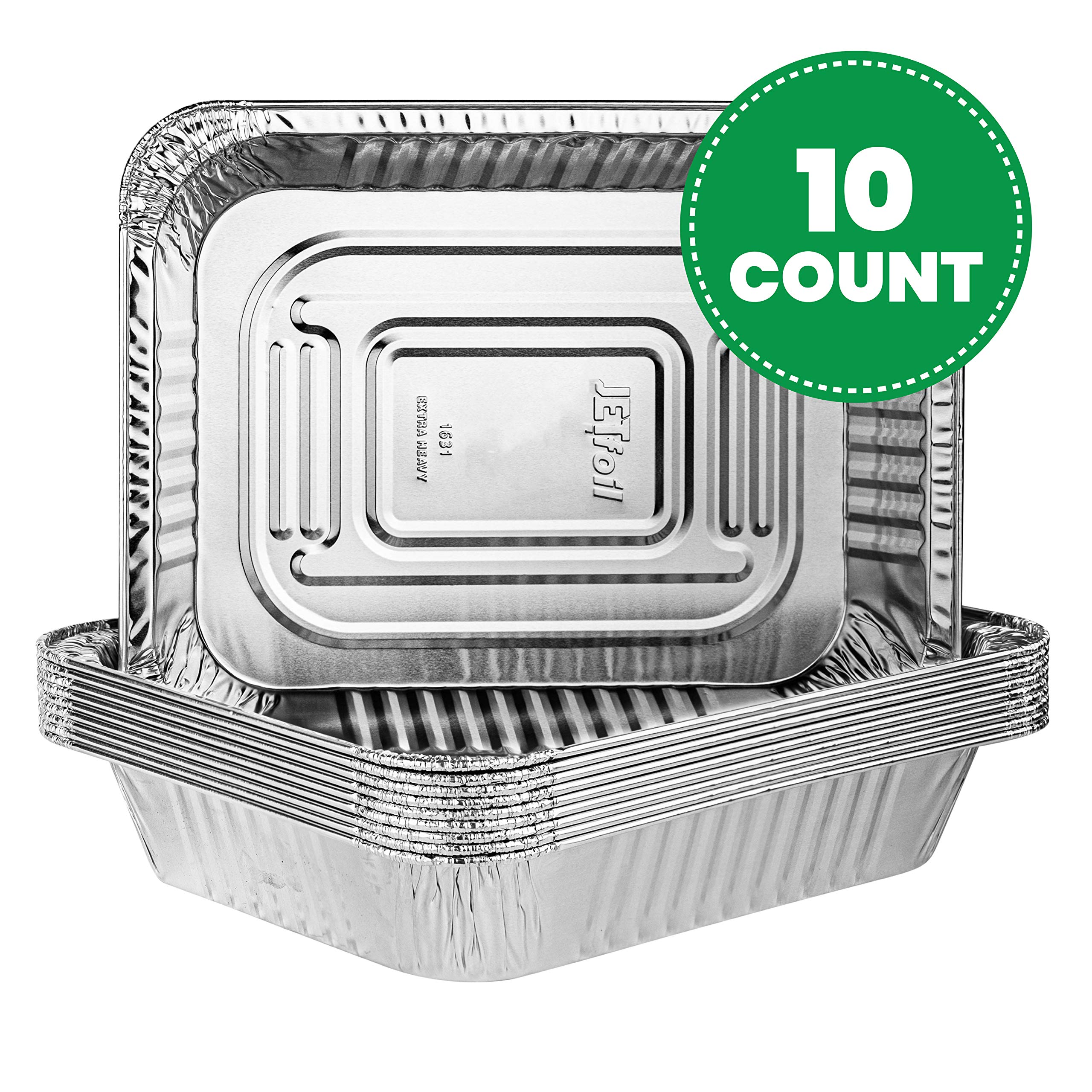 Plasticpro heavyweight aluminum pan ideal for casseroles and lasagna.