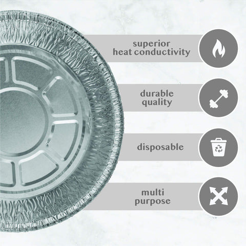 PlasticPro pans set up as party serveware for easy serving and cleanup