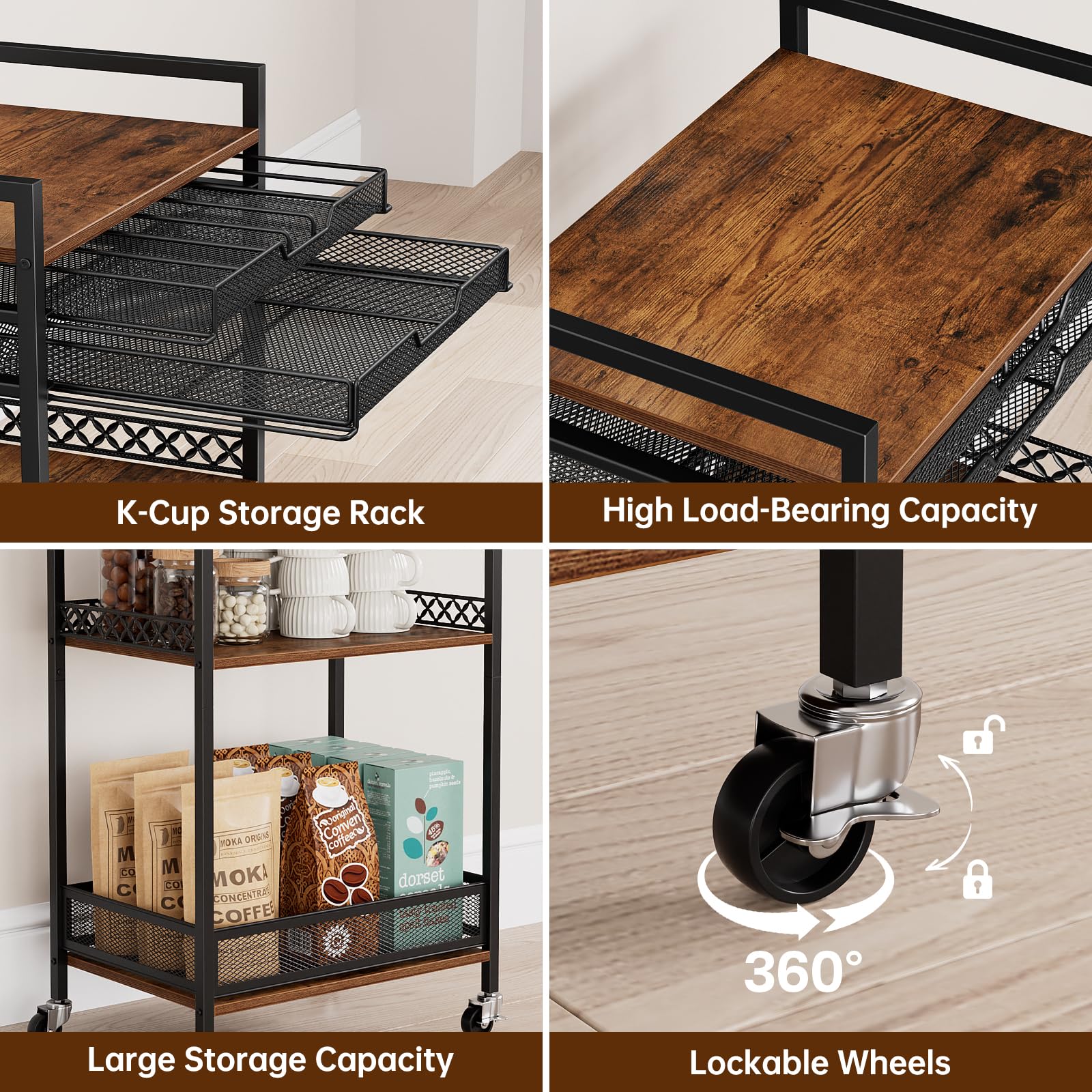 Plaviya K Cup Holder Rack mug holders; quick access for daily coffee routines.
