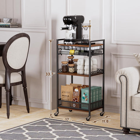 Plaviya K Cup Holder Rack side view shows compact, space-saving design for kitchens.