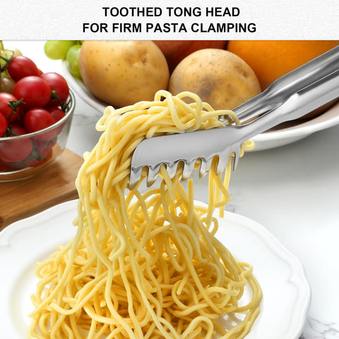 Pleafind ergonomic groove-handle spoon provides comfortable, secure grip.
