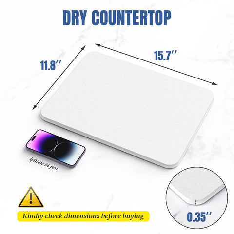 Plentio diatomite mat close-up highlighting natural material and fast drying.