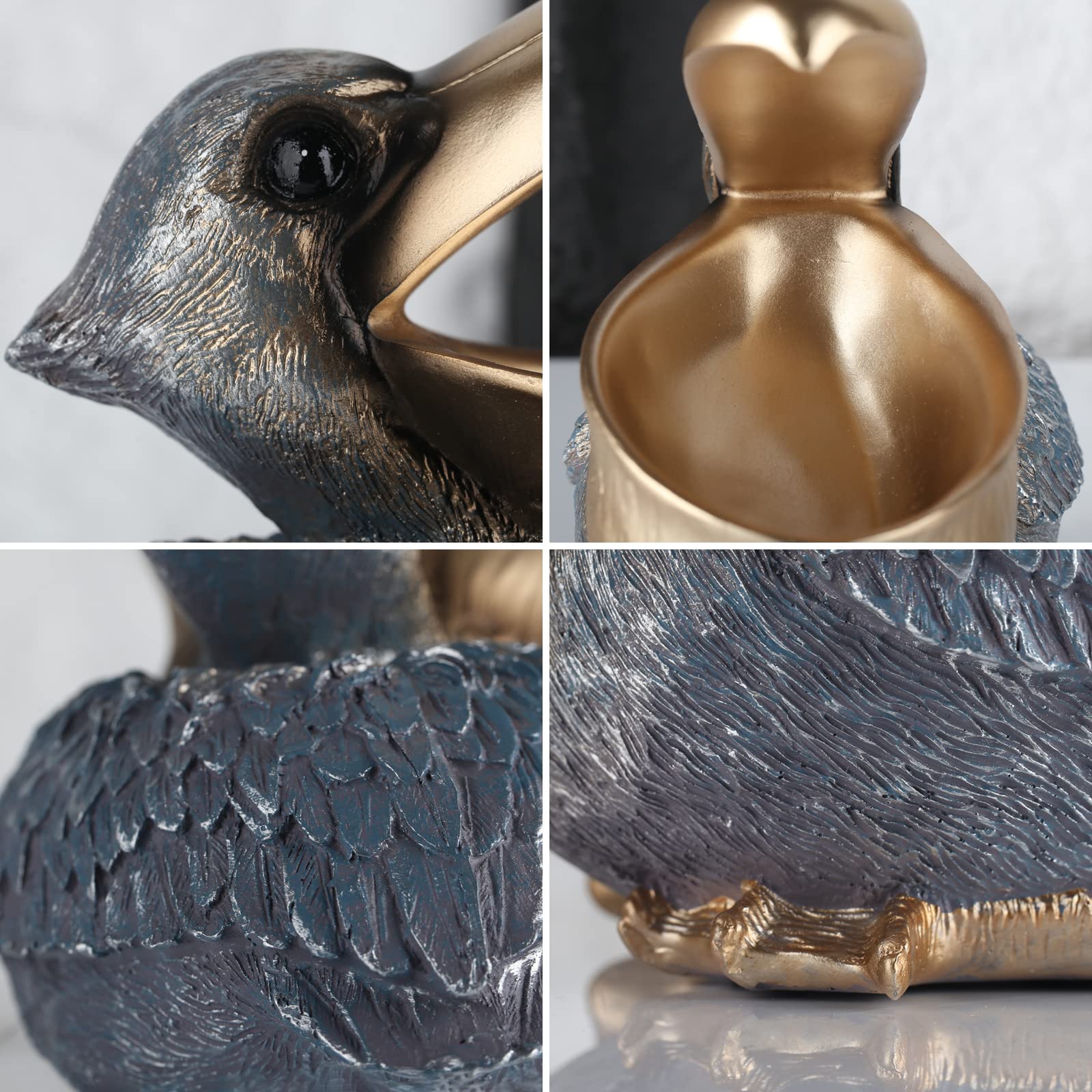PlivBloom pelican bowl provides a charming tabletop organizer.