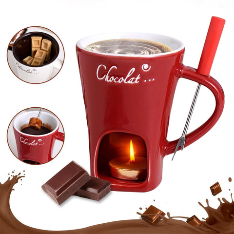 Ploreatu sweet fondue cup for date nights with an elegant ceramic design.