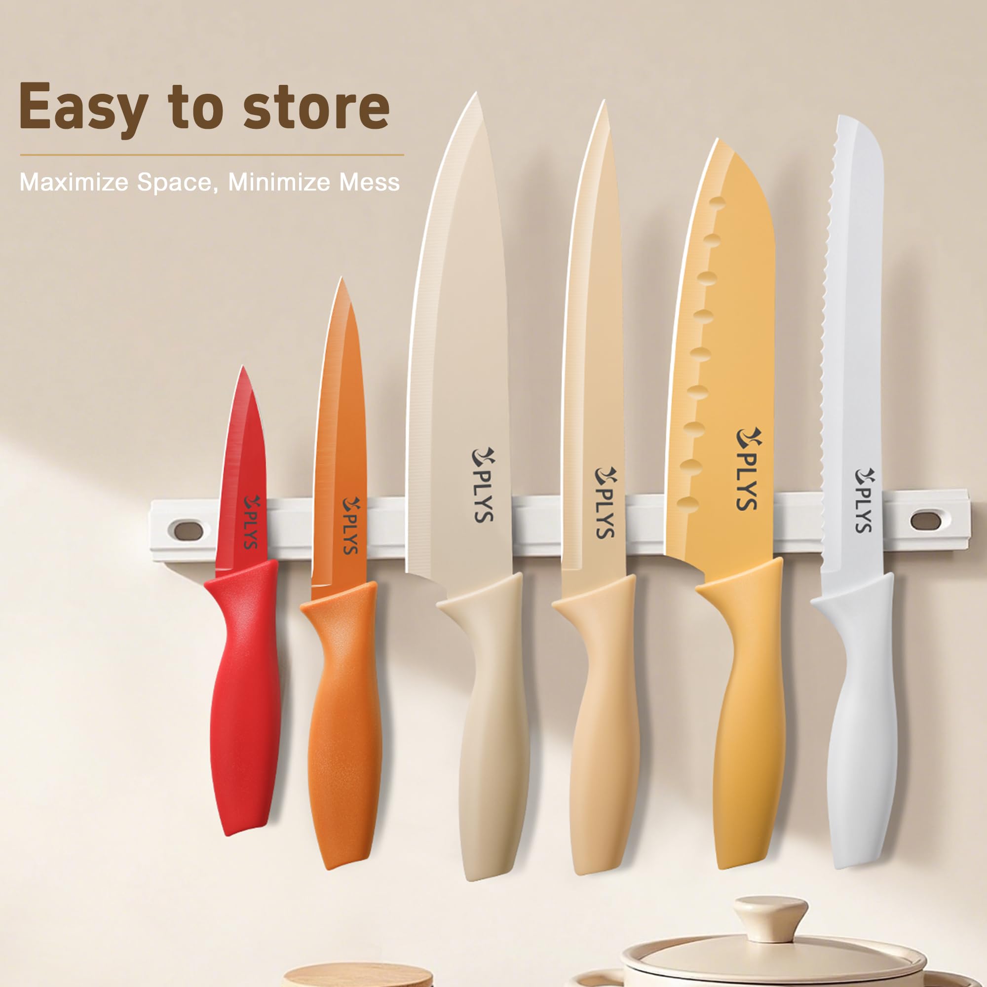 Plys Knife Set 8 inch Bread Knife showcases precise slicing