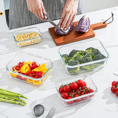 Pmssypl leftovers and meal prep organized with clear, matching containers
