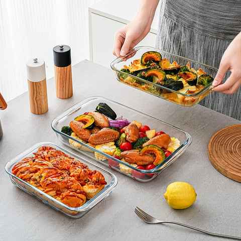 Pmssypl stackable bakeware storage showing compact nesting