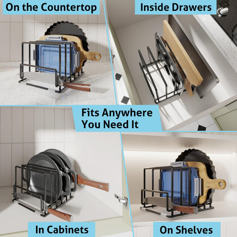 PMYEK wide-slot design fits boards and lids for versatile organization