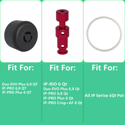 Pnltae small O-ring for 6 Qt preserves a tight seal on components.