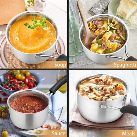 P&P CHEF glass lid lets you watch simmering sauces without lifting