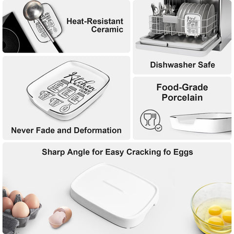 PNTKION heat resistant ceramic withstands hot utensils safely.