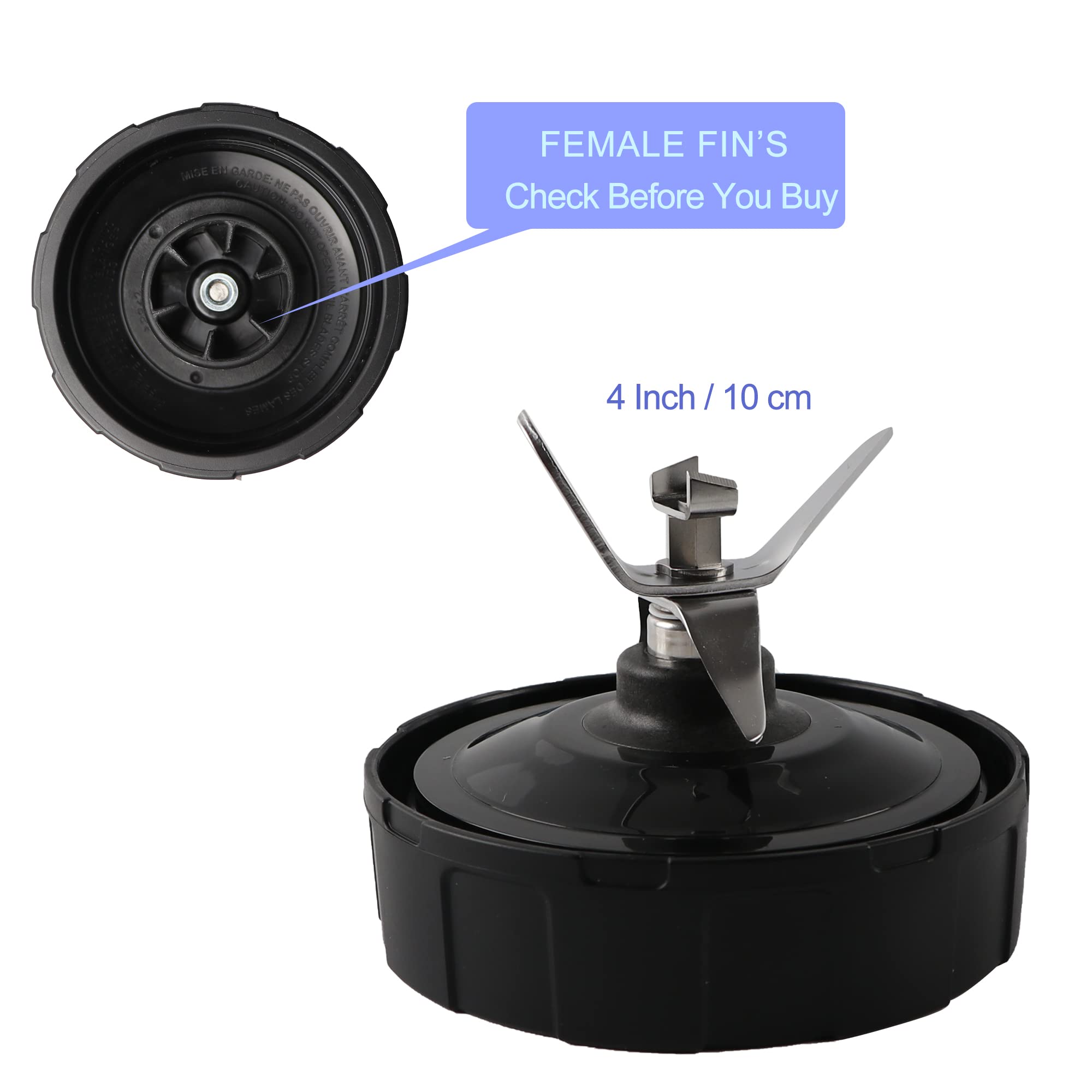 PODCAY BL450-compatible blade for Nutri Ninja models and 10cm cups.