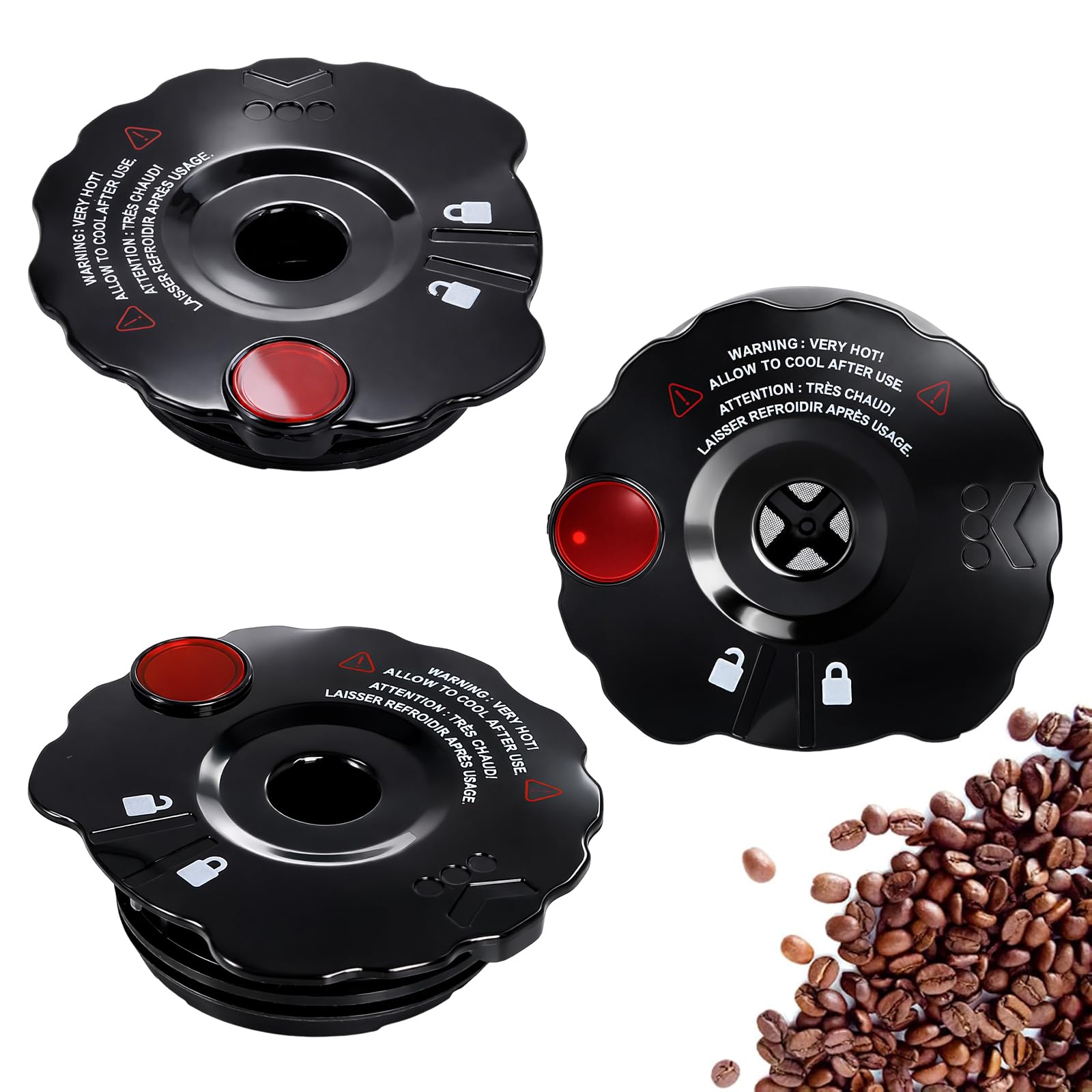 Podoy 119367 coffee filter cover lid fits Keurig My K-Cup 2.0 for easy brewing